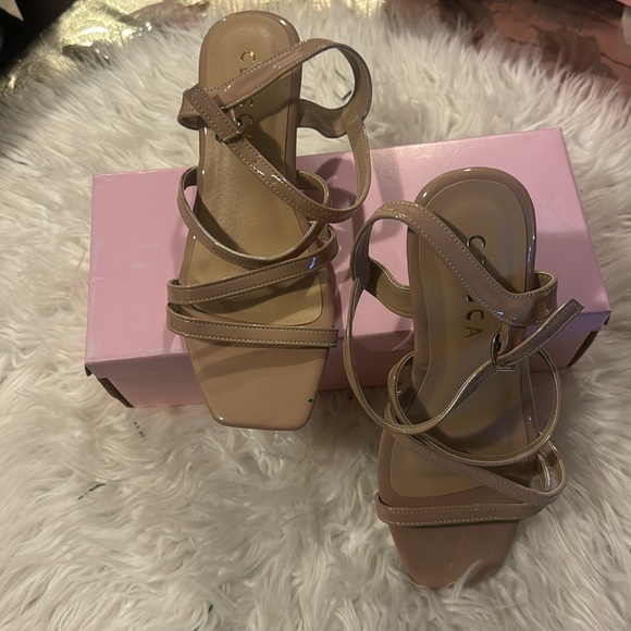 CESSCA WEDGE SANDAL SIZE 9 NEW NEVER WORN - Picture 3 of 4